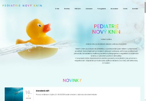 Zobrazit webové stránky Praktický lékař pro děti a dorost - MUDr. Petra Pelikánová