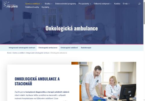 Zobrazit webové stránky Onkologická ambulance - Nemocnice Na Pleši s.r.o.