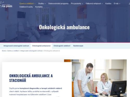 Onkologická ambulance - Nemocnice Na Pleši s.r.o.
