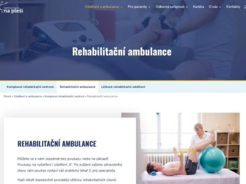 Rehabilitační ambulance - Nemocnice Na Pleši s.r.o.