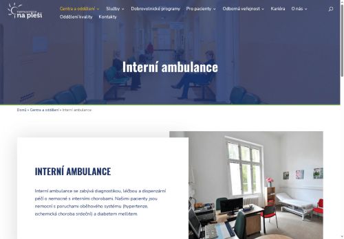 Zobrazit webové stránky Interní ambulance - Nemocnice Na Pleši s.r.o. - MUDr. Daniela Piharová