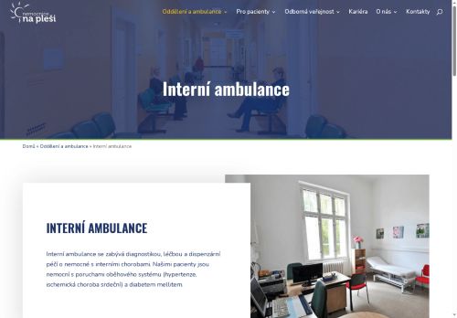 Zobrazit webové stránky Interní ambulance - Nemocnice Na Pleši s.r.o. - MUDr. Daniela Piharová