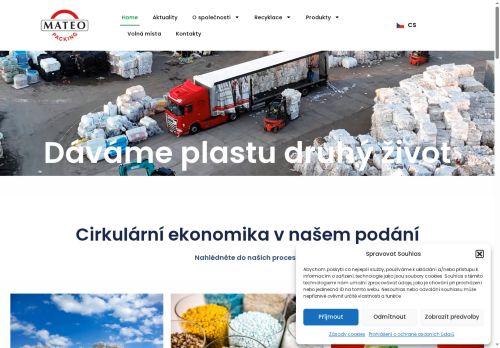 MATEO PACKING s.r.o. nabízí práci na pozici Operátor výroby v obci Smilovice