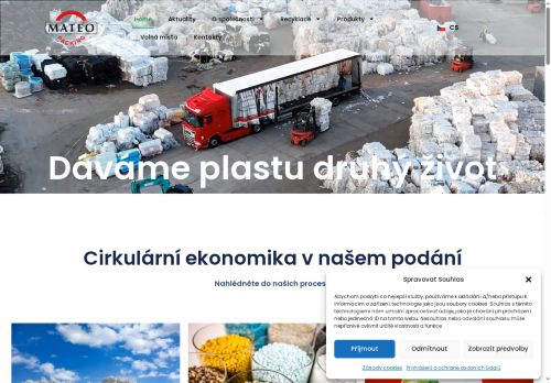 MATEO PACKING s.r.o. nabízí práci na pozici Operátor výroby v obci Smilovice