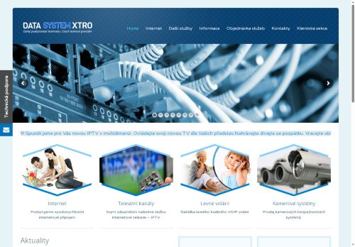 Webové stránky Data-System-Xtro s.r.o., Dubňany
