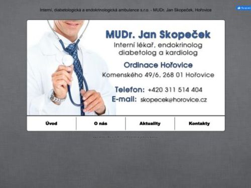 Interní a diabetologická ambulance - MUDr. Jan Skopeček