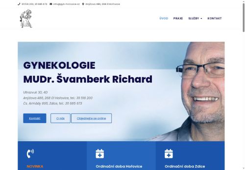 Zobrazit webové stránky Gynekologická ambulance - MUDr. Richard Švamberk