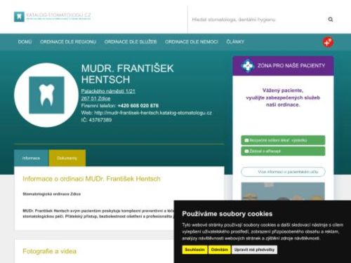Zubní ordinace - MUDr. František Hentsch