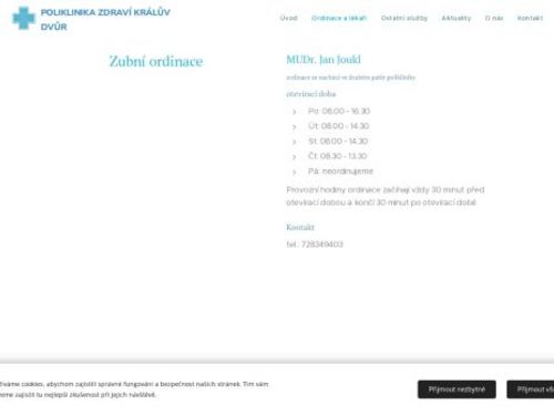 Zubní ordinace - MUDr. Jan Joukl