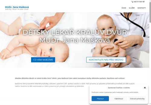 Zobrazit webové stránky Praktický lékař pro děti a dorost - MUDr. Jana Mašková