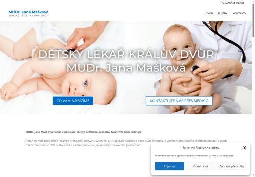 Zobrazit webové stránky Praktický lékař pro děti a dorost - MUDr. Jana Mašková