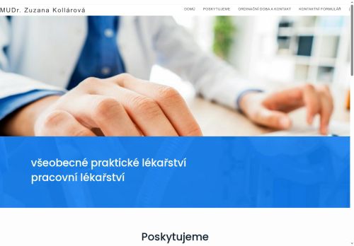 Zobrazit webové stránky Praktický lékař pro dospělé - MUDr. Zuzana Kollárová