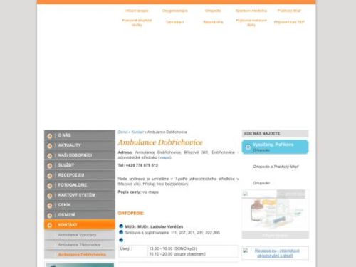 Ortopedie - MUDr. Ladislav Vaněček