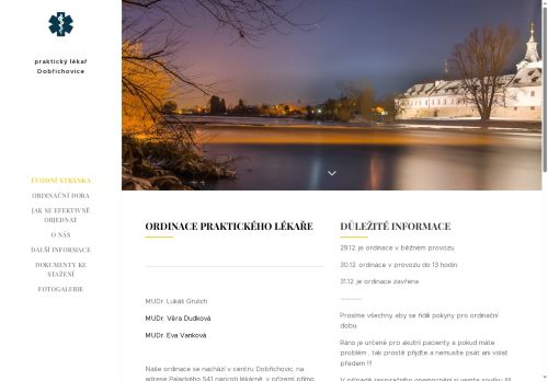 Zobrazit webové stránky Praktický lékař pro dospělé Laureus s.r.o. - MUDr. Věra Dudková, MUDr. Martin Dudek, MUDr. Eva Vanková