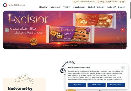 UNITED BAKERIES a.s. nabízí práci na pozici Pekaři strojní výroba v obci Praha