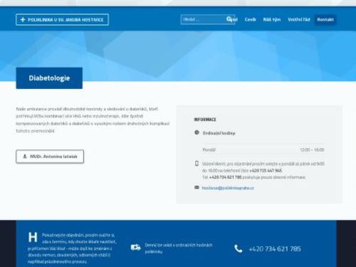 Diabetologická ambulance - MUDr. Eva Stejskalová