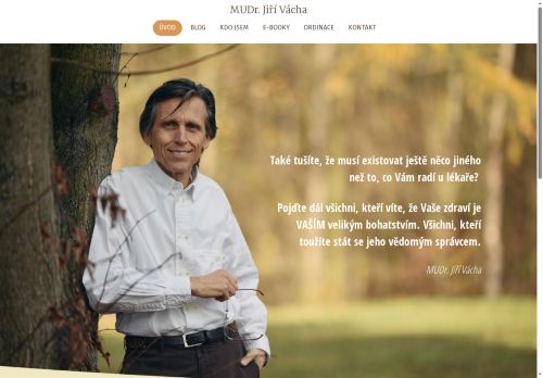 Zobrazit webové stránky Praktický lékař pro dospělé - MUDr. Jiří Vácha