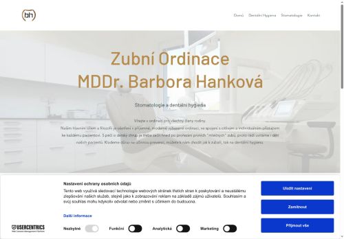 Zobrazit webové stránky Zubní ordinace - MDDr. Barbora Hanková