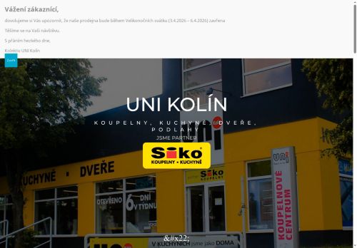 Zobrazit webové stránky UNI Kolín, spol. s r. o.