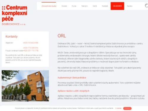 ORL ambulance CKP Dobřichovice - MUDr. Dana Jenšovská, MUDr. Karla Janoušková