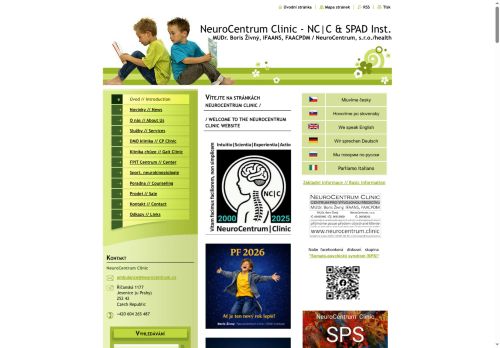 Zobrazit webové stránky NeuroCentrum Clinic - MUDr. Boris Živný