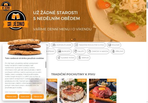 Webové stránky Restaurace 