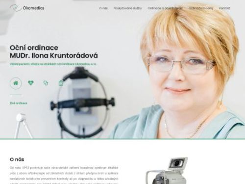 Oční ordinace Okomedica, s.r.o. - MUDr. Ilona Kruntorádová