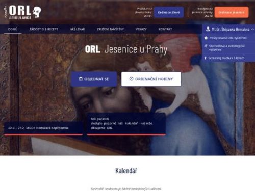 ORL - MUDr. Štěpánka Hemalová