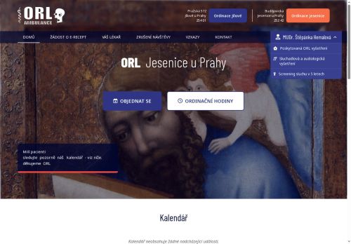 Zobrazit webové stránky ORL - MUDr. Štěpánka Hemalová
