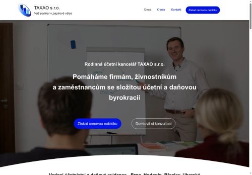 Webové stránky TAXAO s.r.o., Lipov