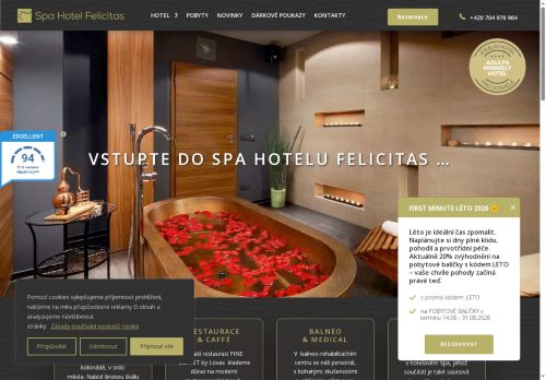 Zobrazit webové stránky Ambulance rehabilitačního lékaře Spa Hotel Felicitas
