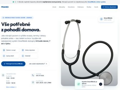 Praktický lékař pro dospělé PRAMED - MUDr. Marcela Jandová, MUDr. Kateřina Petit