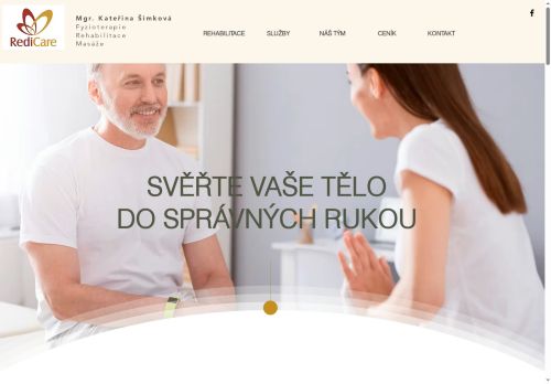 Zobrazit webové stránky Fyzioterapie RediCare - Mgr. Kateřina Šimková