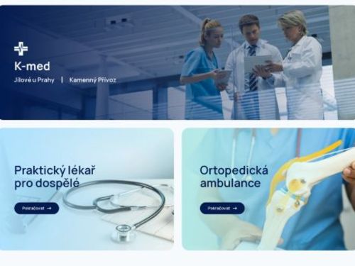 Praktický lékař pro dospělé K-MED - MUDr. Jan Spilka, MUDr. Pitronová