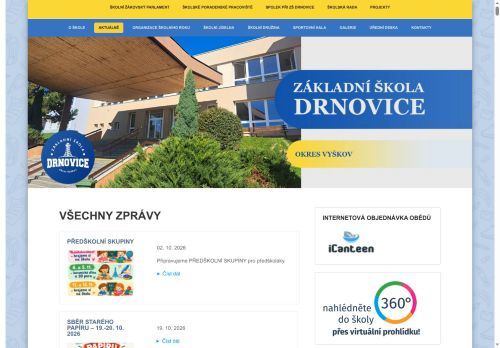 Základní škola Drnovice, okres Vyškov nabízí práci na pozici Asistent / asistentka pedagoga v obci Drnovice