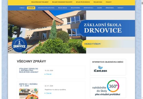 Základní škola Drnovice, okres Vyškov nabízí práci na pozici Asistent/ka pedagoga v obci Drnovice