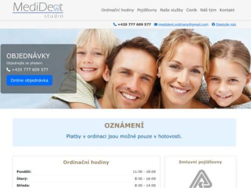 Zubní ordinace MediDent - MUDr. Judita Urdová