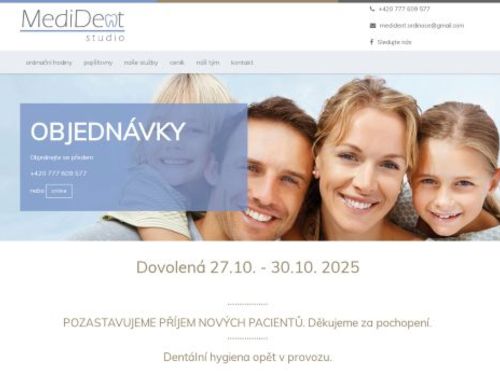 Zubní ordinace MediDent - MUDr. Judita Urdová