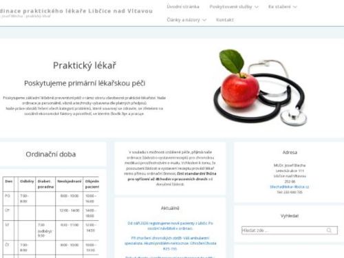 Praktický lékař pro dospělé - MUDr. Josef Blecha