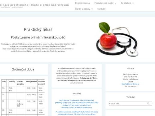 Praktický lékař pro dospělé - MUDr. Josef Blecha