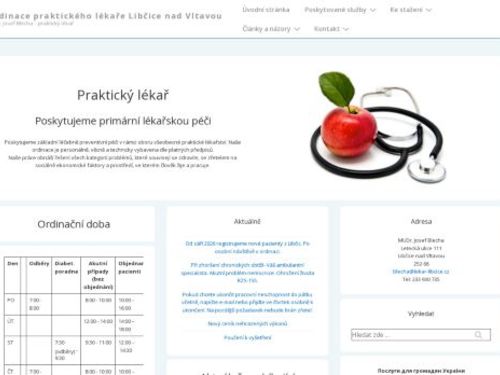 Praktický lékař pro dospělé - MUDr. Josef Blecha