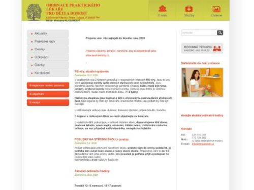 Praktický lékař pro děti a dorost - MUDr. Miroslava Kuglerová