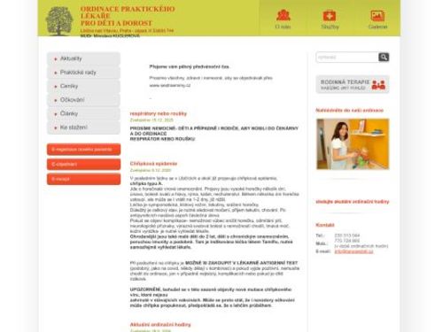 Praktický lékař pro děti a dorost - MUDr. Miroslava Kuglerová