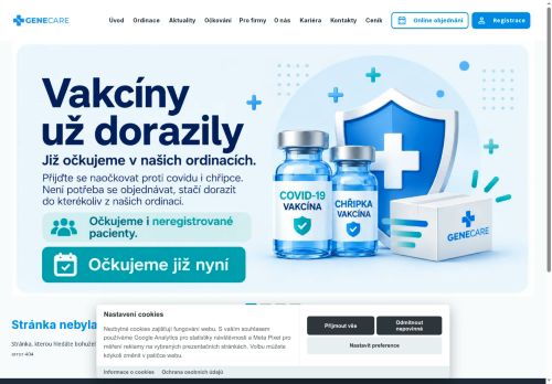 Zobrazit webové stránky Praktický lékař pro dospělé GENECARE - MUDr. Anna Dušková, MUDr. Veronika Polatová