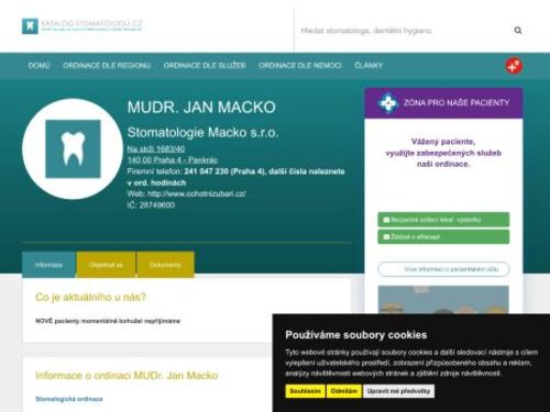Stomatologie Macko s.r.o. - MUDr. Jan Macko