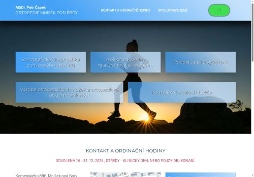 Zobrazit webové stránky Ortopedická ambulance - MUDr. Petr Čapek