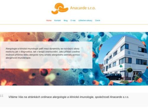 Alergologie a imunologie Anacarde s.r.o. - MUDr. Magdaléna Herknerová, Ph.D.