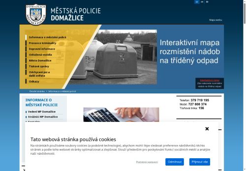 Webové stránky Město Domažlice, Domažlice