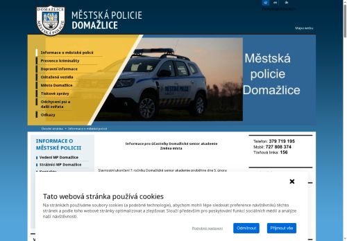Webové stránky Město Domažlice, Domažlice
