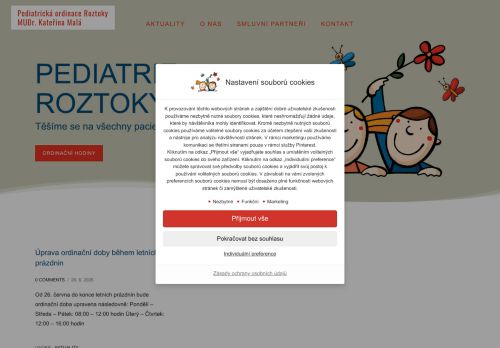 Zobrazit webové stránky Praktický lékař pro děti a dorost - MUDr. Kateřina Malá